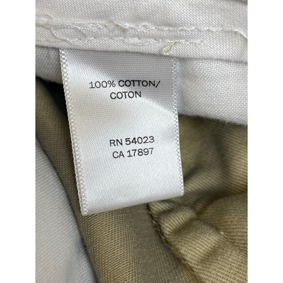 Banana Republic Factory Khaki Rayan Fit Bermuda Shorts Men's Size 34 - Picture 7 of 7